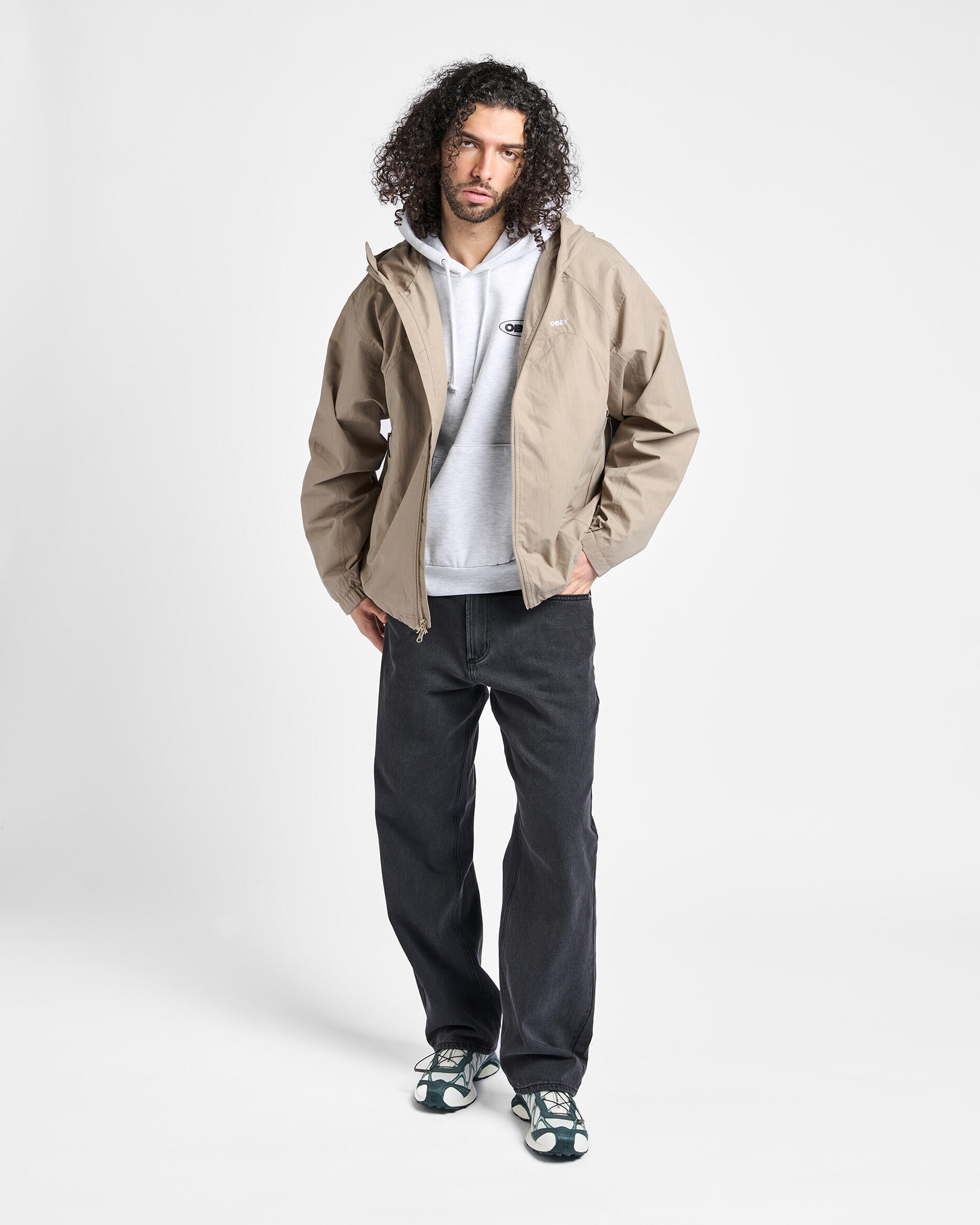 ジャケット・アウター SWAY Be The GOAT Nylon Jacket Obey SOTA SHELL JACKET | 121800619-MMD | AFEW STORE